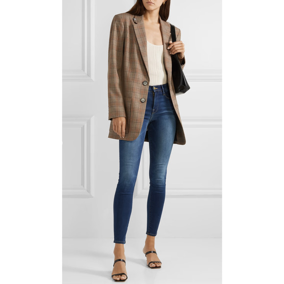 FRAME Denim - FRAME Le High Skinny Dark Blue Jeans Size 28